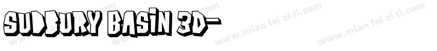 Sudbury Basin 3D字体转换